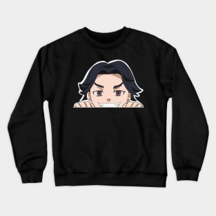 Baji peeking Crewneck Sweatshirt